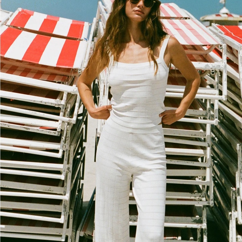 Solid And Striped Logan Pant Optic White - image 3